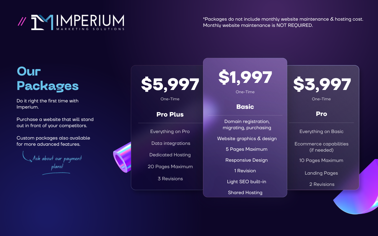 premium web design